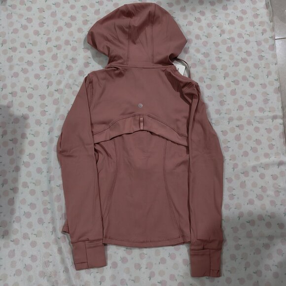 Lululemon Hooded Soft Pink Yoga Zip-Up Jacket - Picture 5 of 7